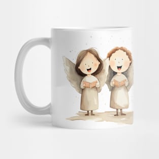 Cute Angels Singing Mug